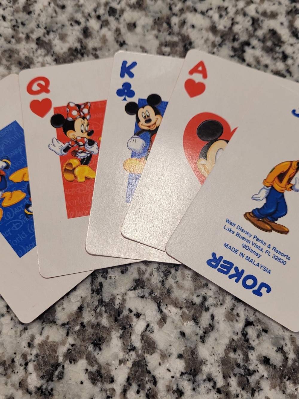 Disney Playing Cards with Mickey, Minnie & Friends